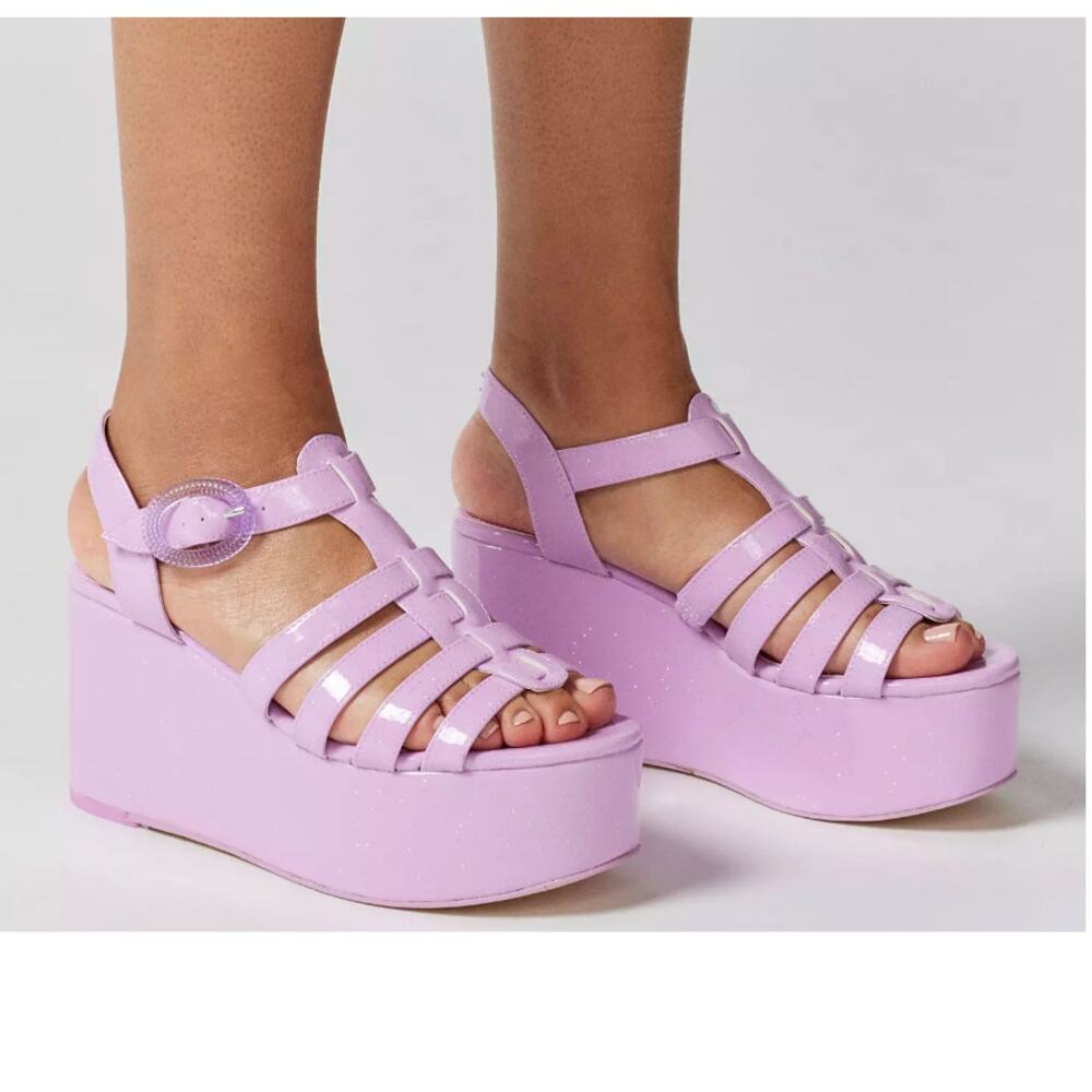 Circus NY By Sam Edelman GOLDA Platform Wedge Sandal | Sz 8.5, Orchid